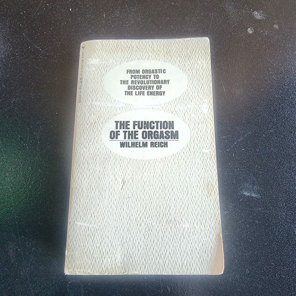The Function of the Orgasm - Wilhelm Reich Vintage Paperback (1975) Psychology